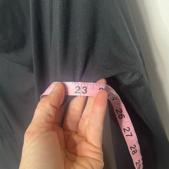 Mountain Hardwear Black Scoop Neck Long sleeve Tee Shirt Dress Sz M - Picture 11 of 14